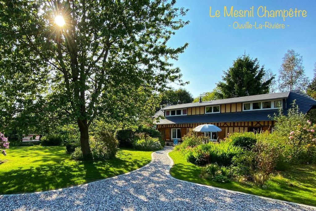 Vila Le Mesnil Champetre Ouville-la-Riviere Exteriér fotografie